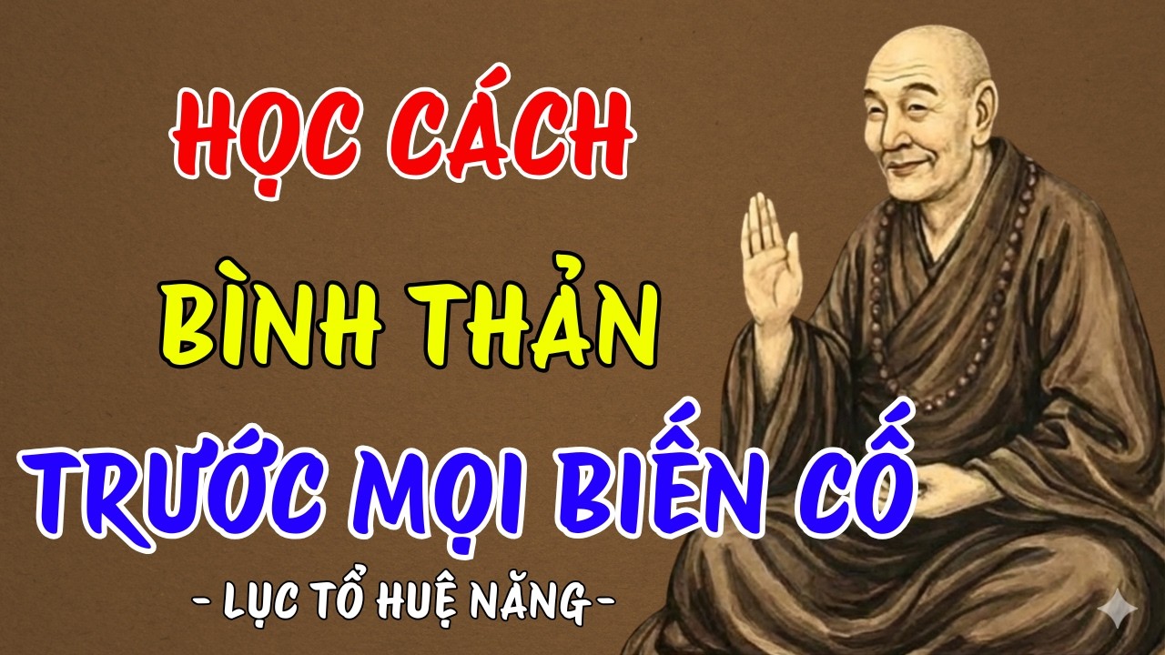 LỤC TỔ HUỆ NĂNG : Học cách bình thản trước mọi biến cố khổ đau, nghe rất thấm thía
