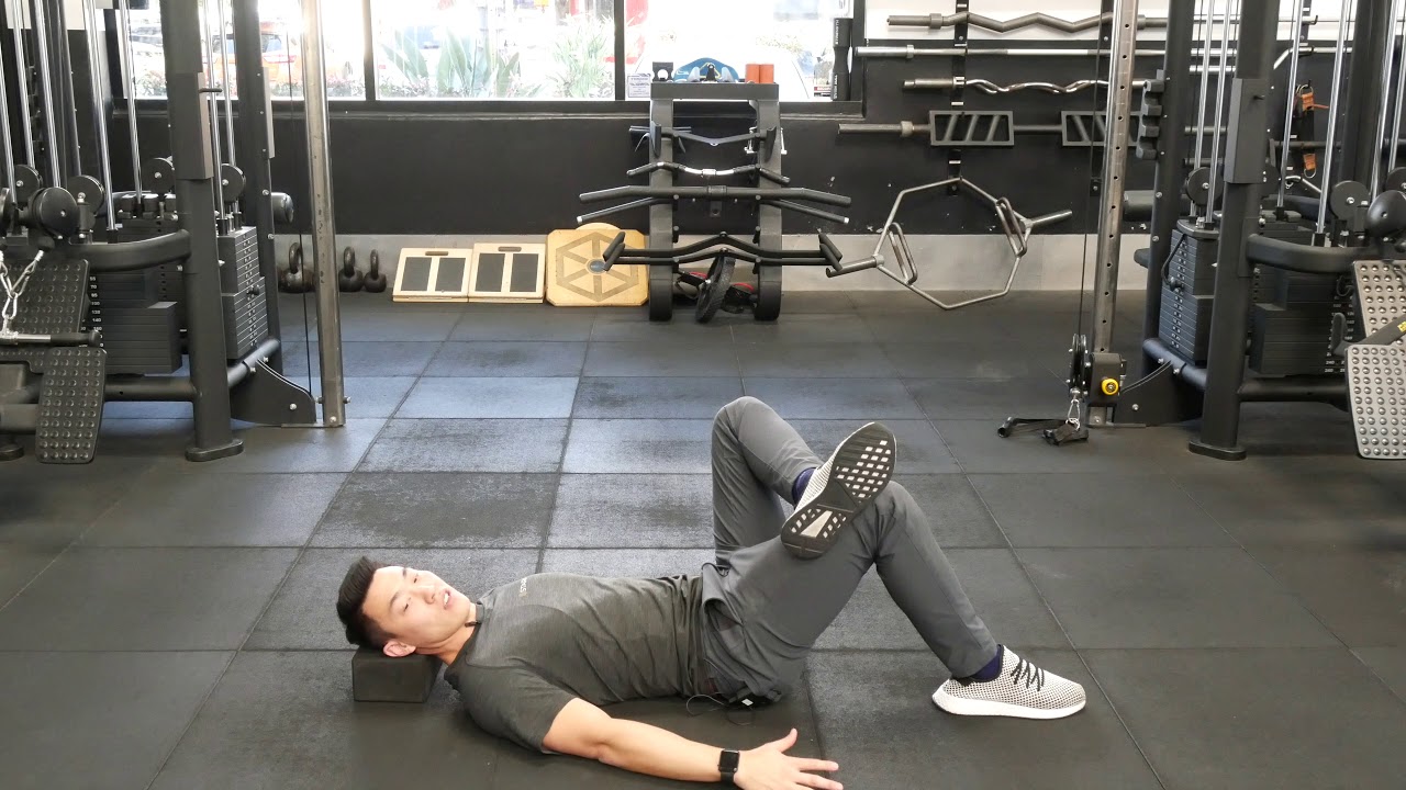 Supine Figure Four Pails Rails Tutorial