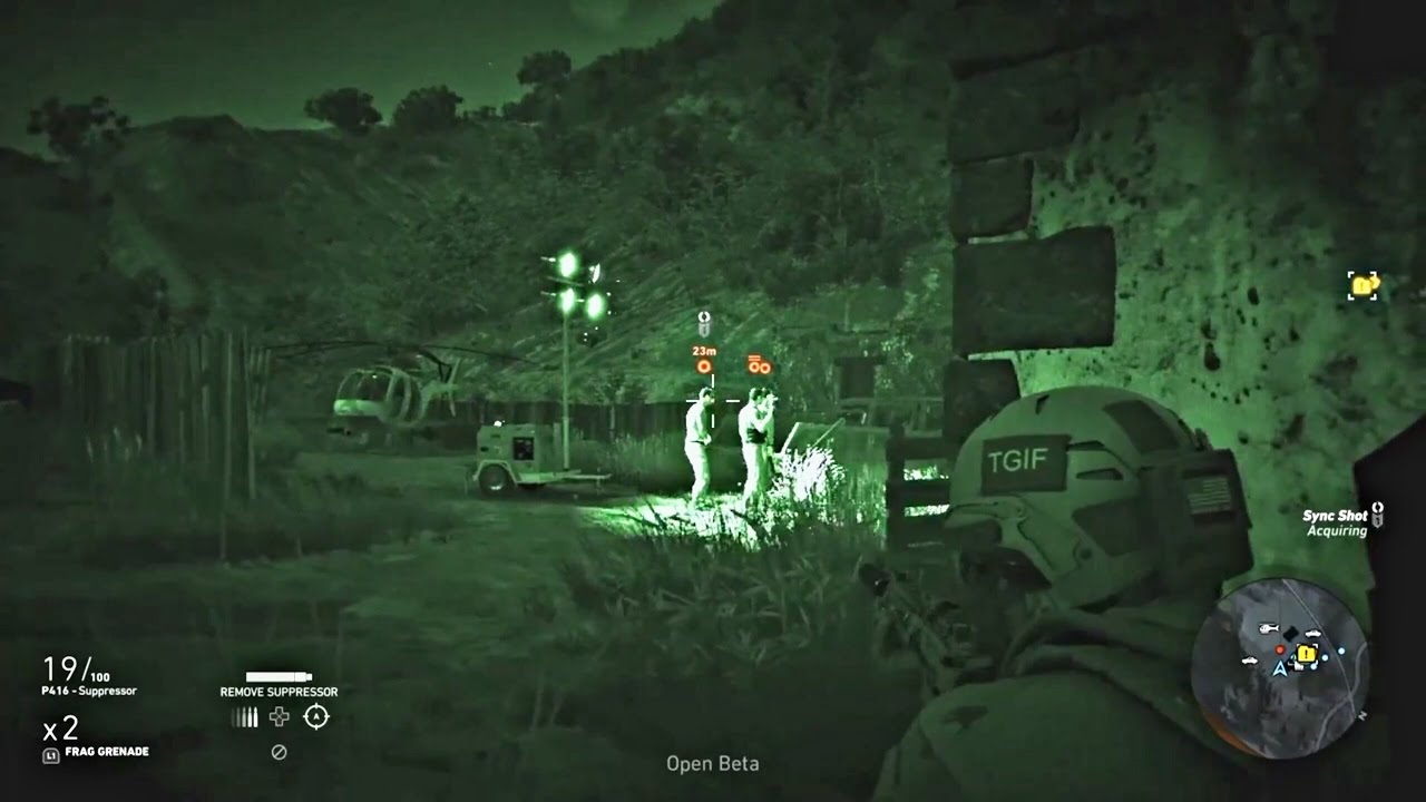 Ghost Recon Wildlands | Multi-Player | Night Vision Gameplay | 100% Stealth