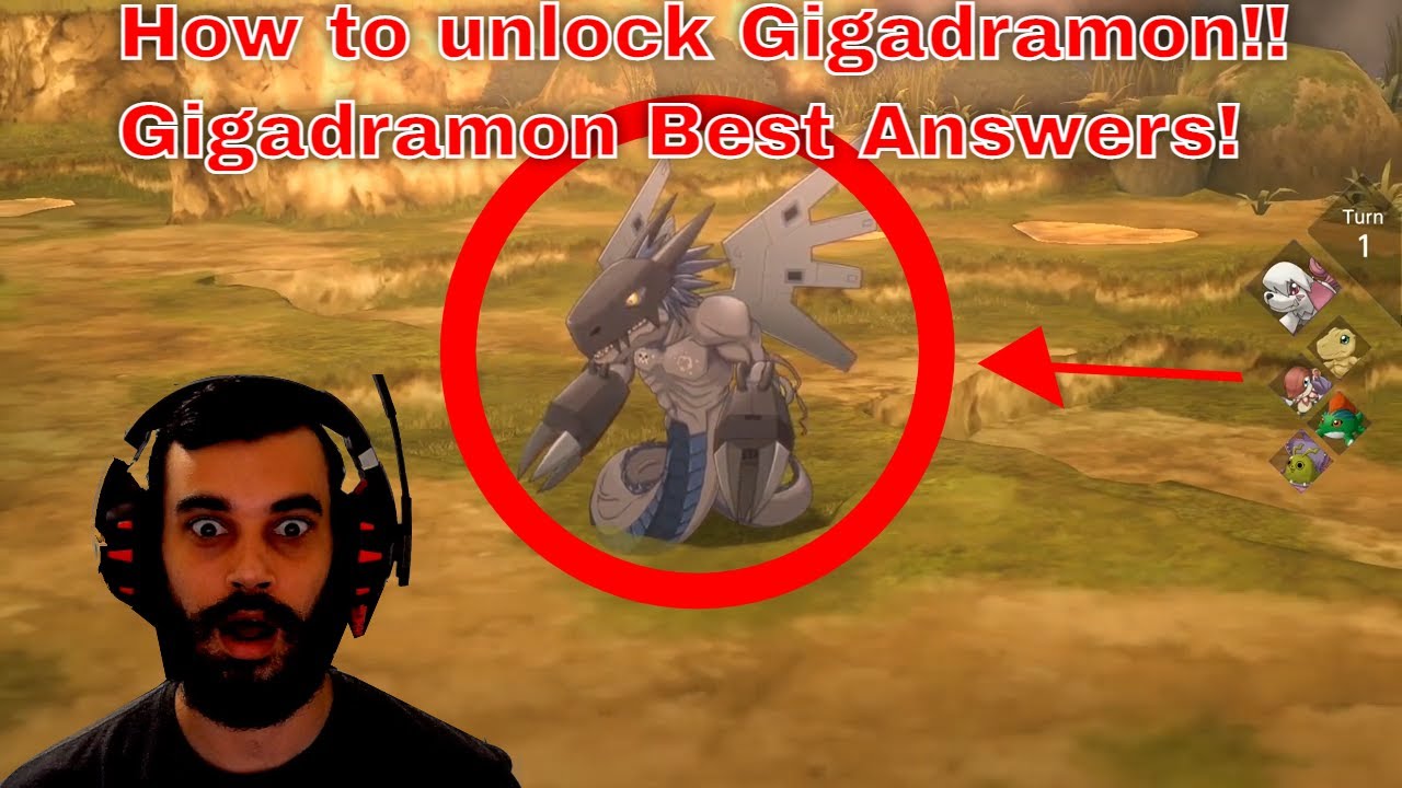 Digimon Survive Gigadramon Best Answers, How to unlock gigadramon