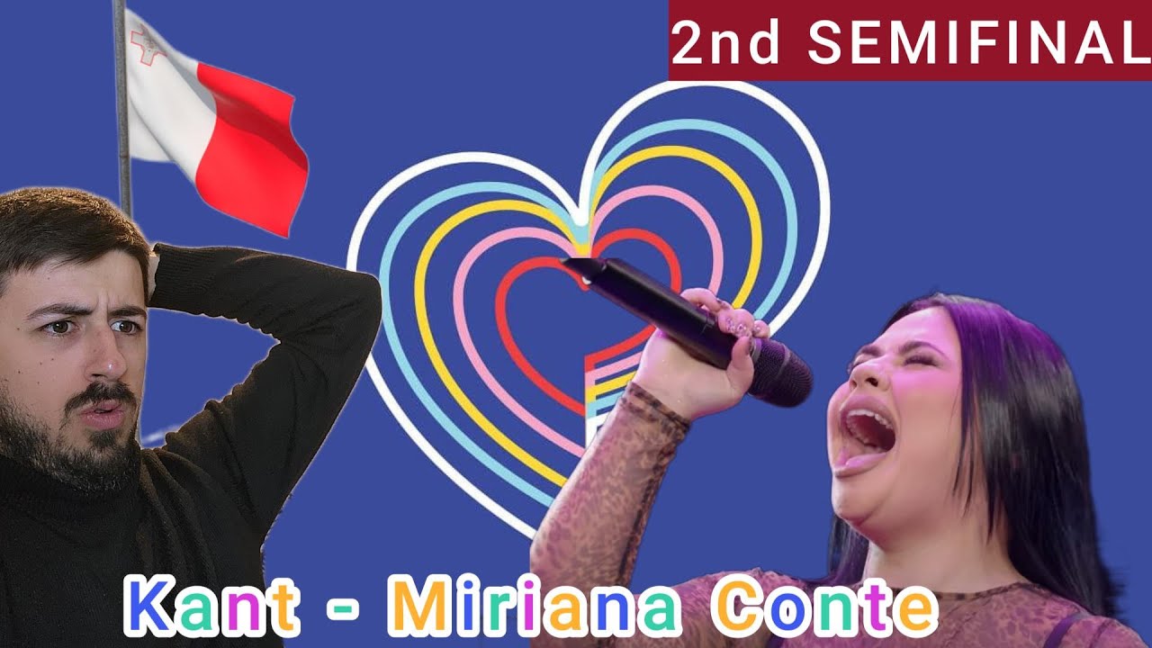 Albanian Reacts to Kant - Miriana Conte (MESC 2nd SemiFinal) | Eurovision 2025 Malta