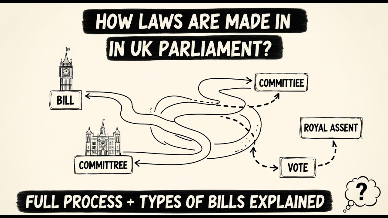 How Laws Are Made in UK Parliament? Full Process + Types of Bills Explained