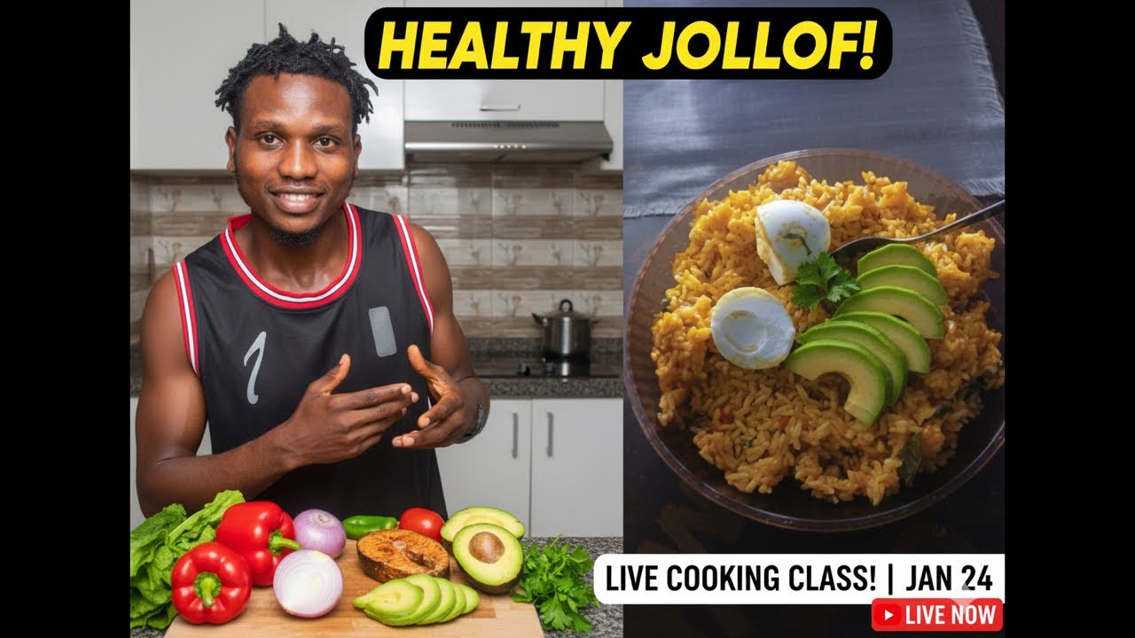 Ultimate Weight-Loss Jollof? 🍅 Cooking Healthy Nigerian Jollof LIVE