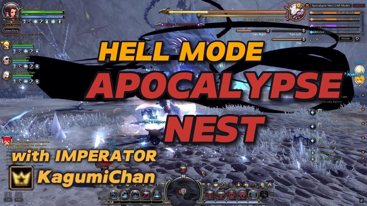 Apocalypse Nest Hell Mode Cleared (Mercenary POV) DN Classic new update