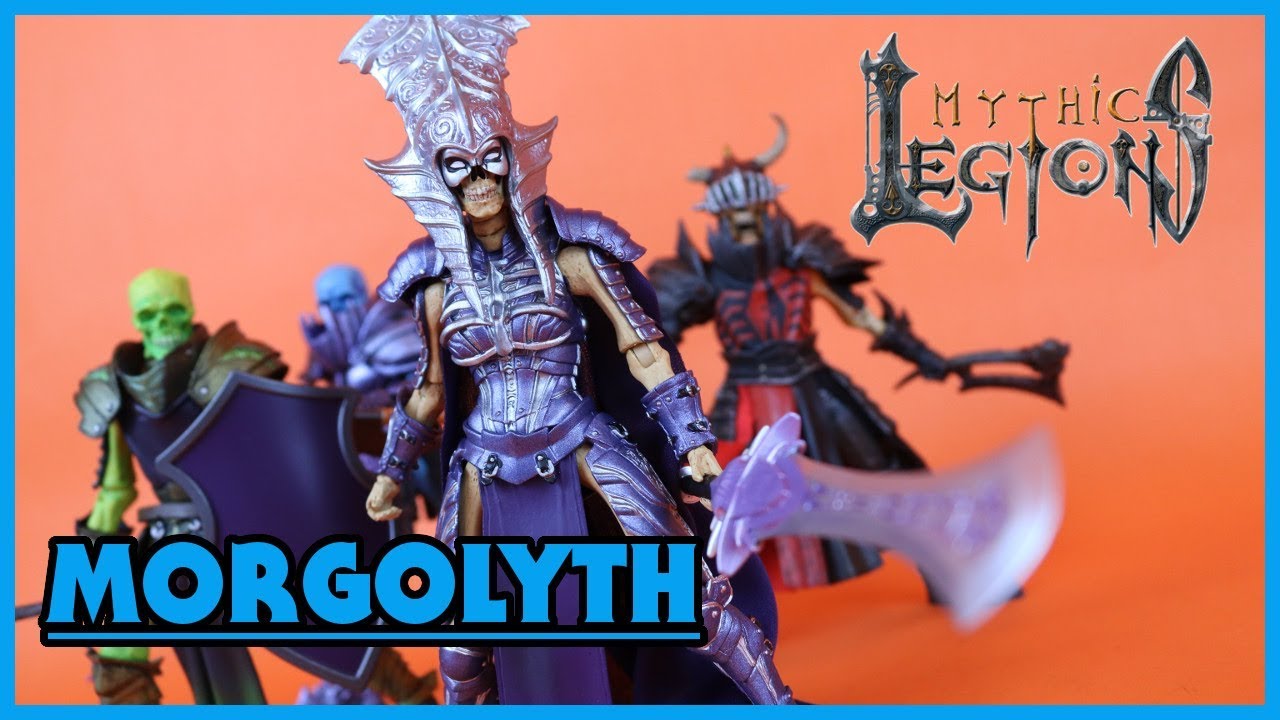 Four Horsemen Mythic Legions Advent of Decay MORGOLYTH Action Figure Toy Review