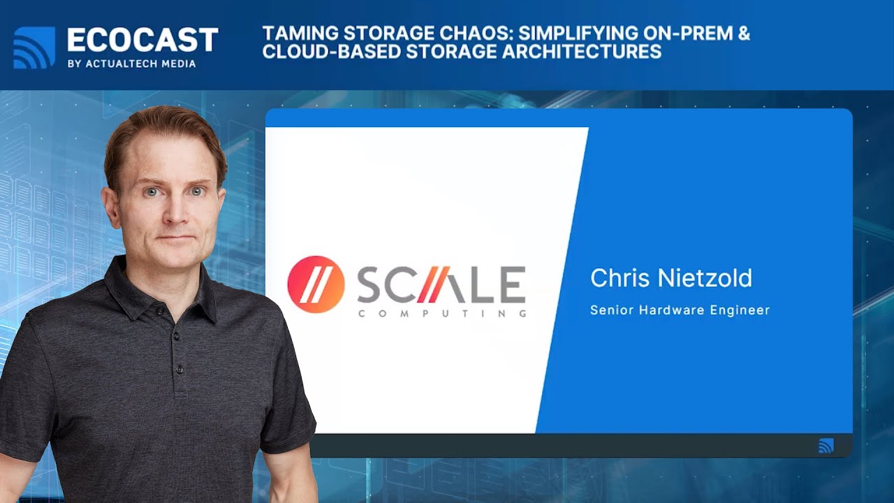 Scale Computing | EcoCast: Simplifying On-Prem and Cloud-Based Storage Architectures