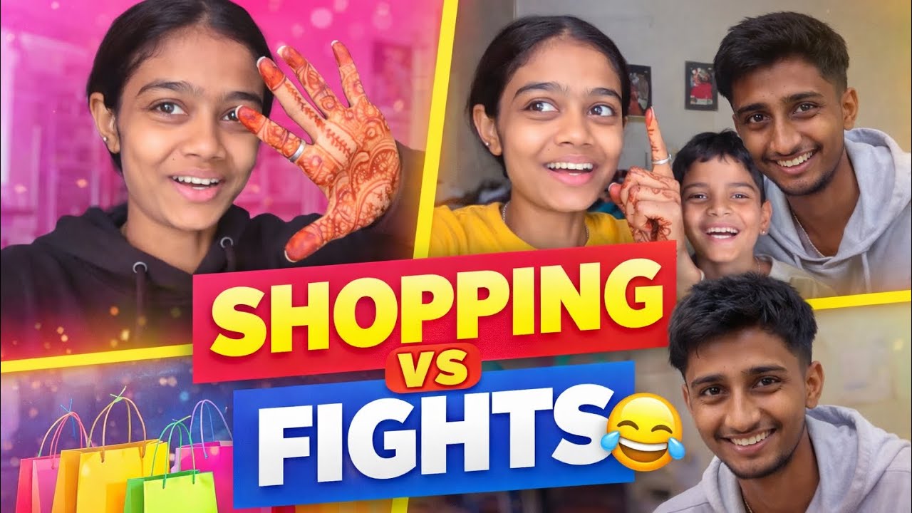 Never-Ending Shopping + Never-Ending Fights 🤦‍♀️ | daily vlog | Kannada vlog | bro sis |