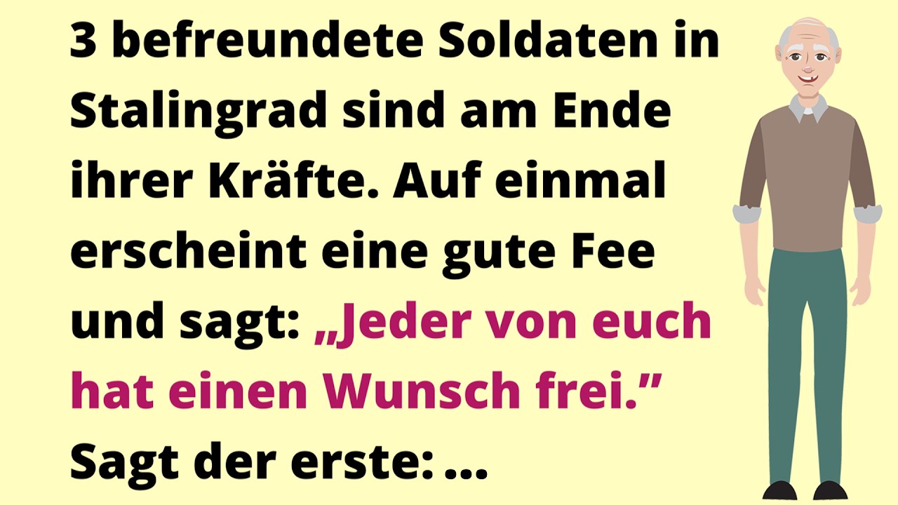 💥7 harte deutsche Witze, die mir Opa erz&auml;hlte