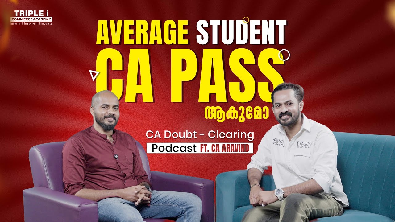 Can an Average Student Pass CA? | CA Doubt Clearing Podcast with CA Aravind