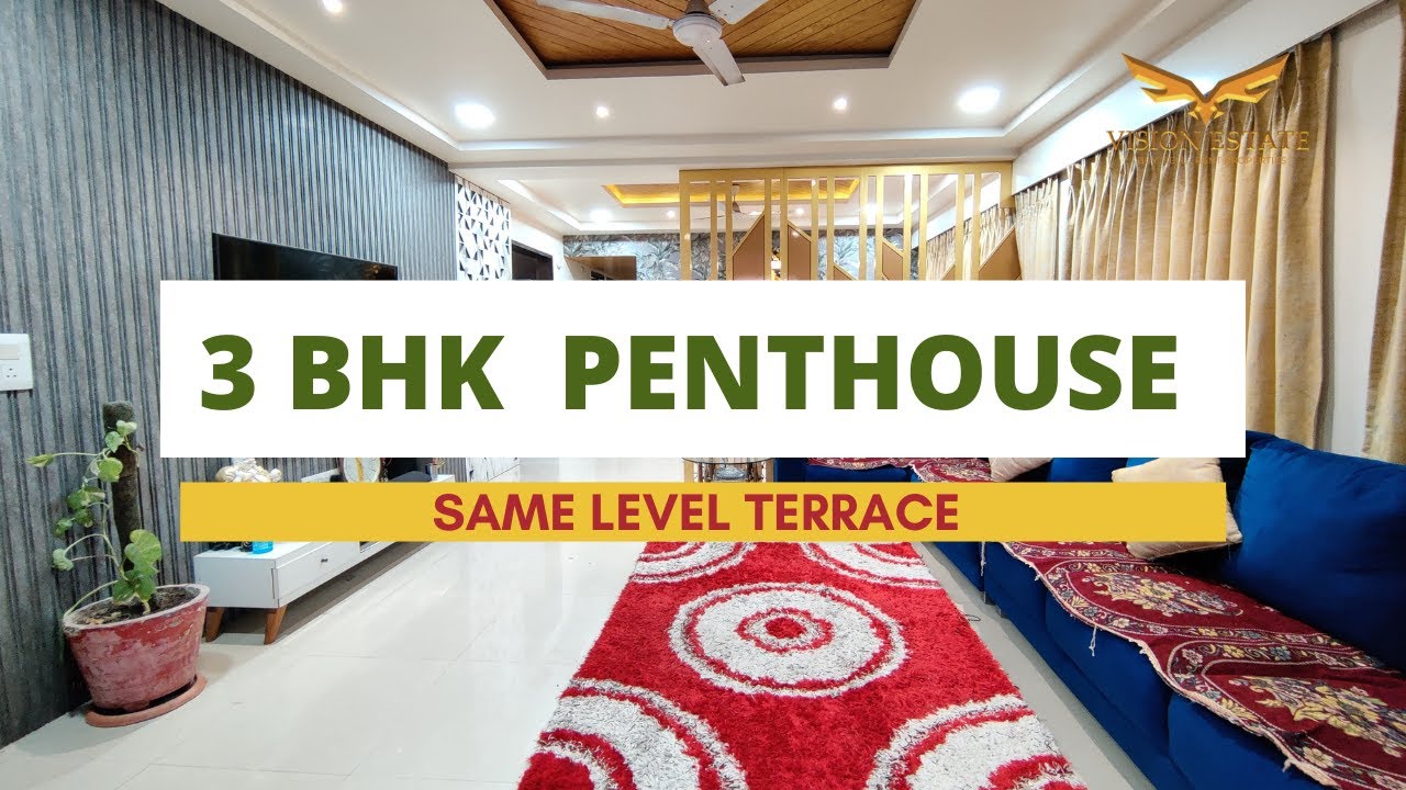 3 BHK  Penthouse For Sell in Gota | Ahmedabad | Terrace Level Apartment | ID - 127
