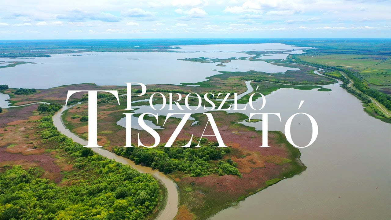 Poroszló Tisza-tó drone footage