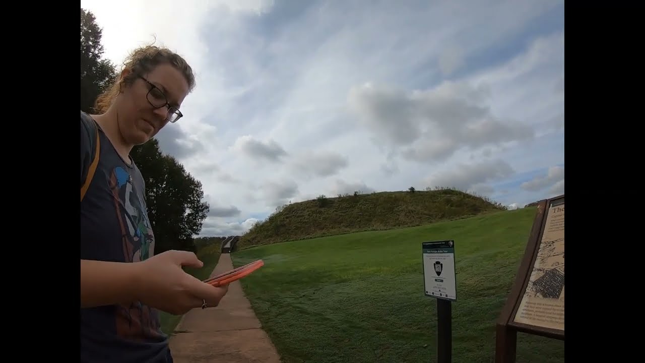 Walking inside a mound, amazing.