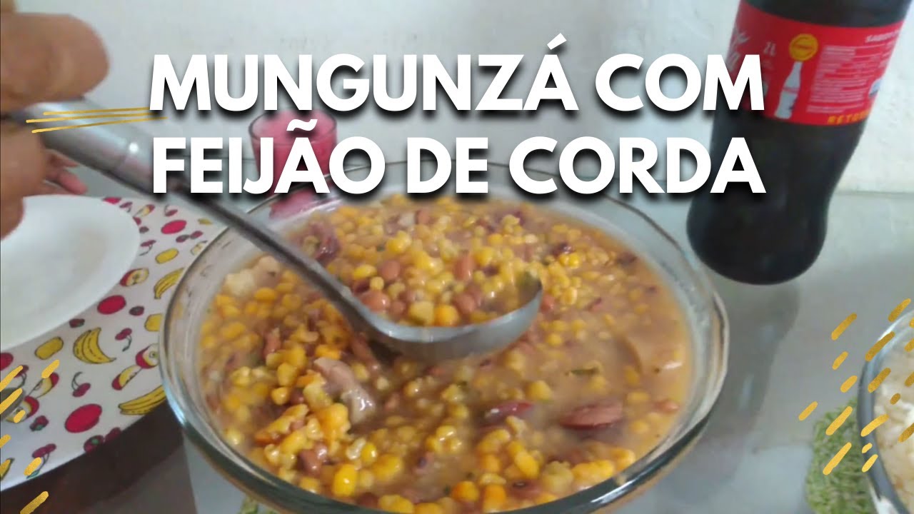 MUNGUNZÁ SALGADO / CUSCUZ DE FLOCÃO DE ARROZ