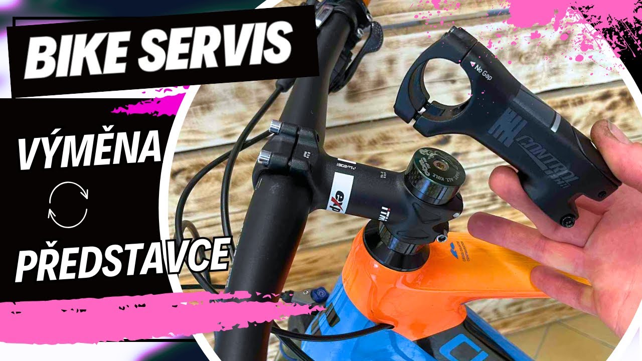 Výměna představce - možná příčina bolesti zad při jízdě na kole 🚴‍♀️ - Bike servis manuál