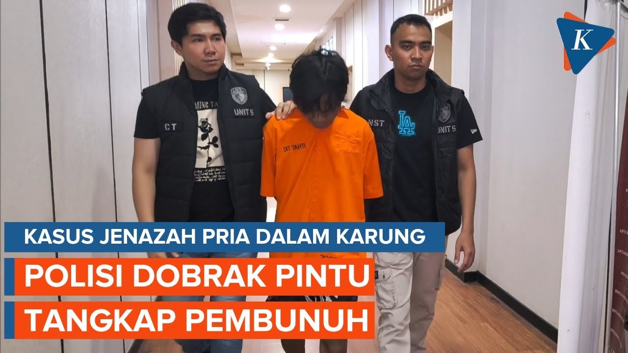 Detik-detik Polisi Tangkap Pembunuh Pria Dalam Karung di Daan Mogot