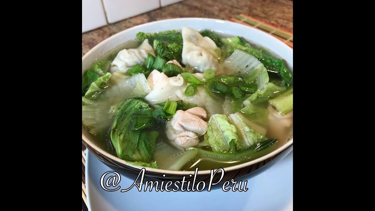 WONTON SOUP -SOPA WANTAN SUPERFACIL