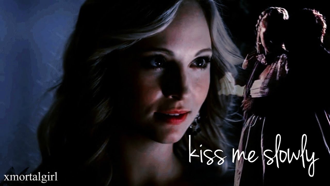 Damon and Caroline | kiss me slowly