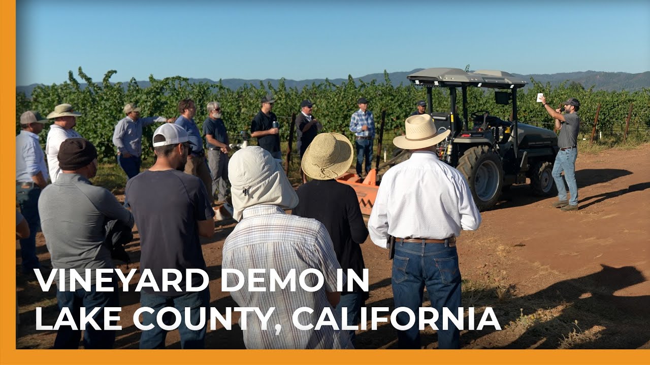 Lake County Farmers experience Autonomous MK-V Tractor