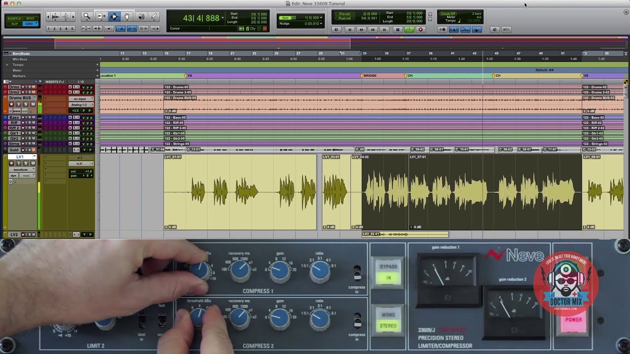 Mastering With The Neve 33609JD Compressor