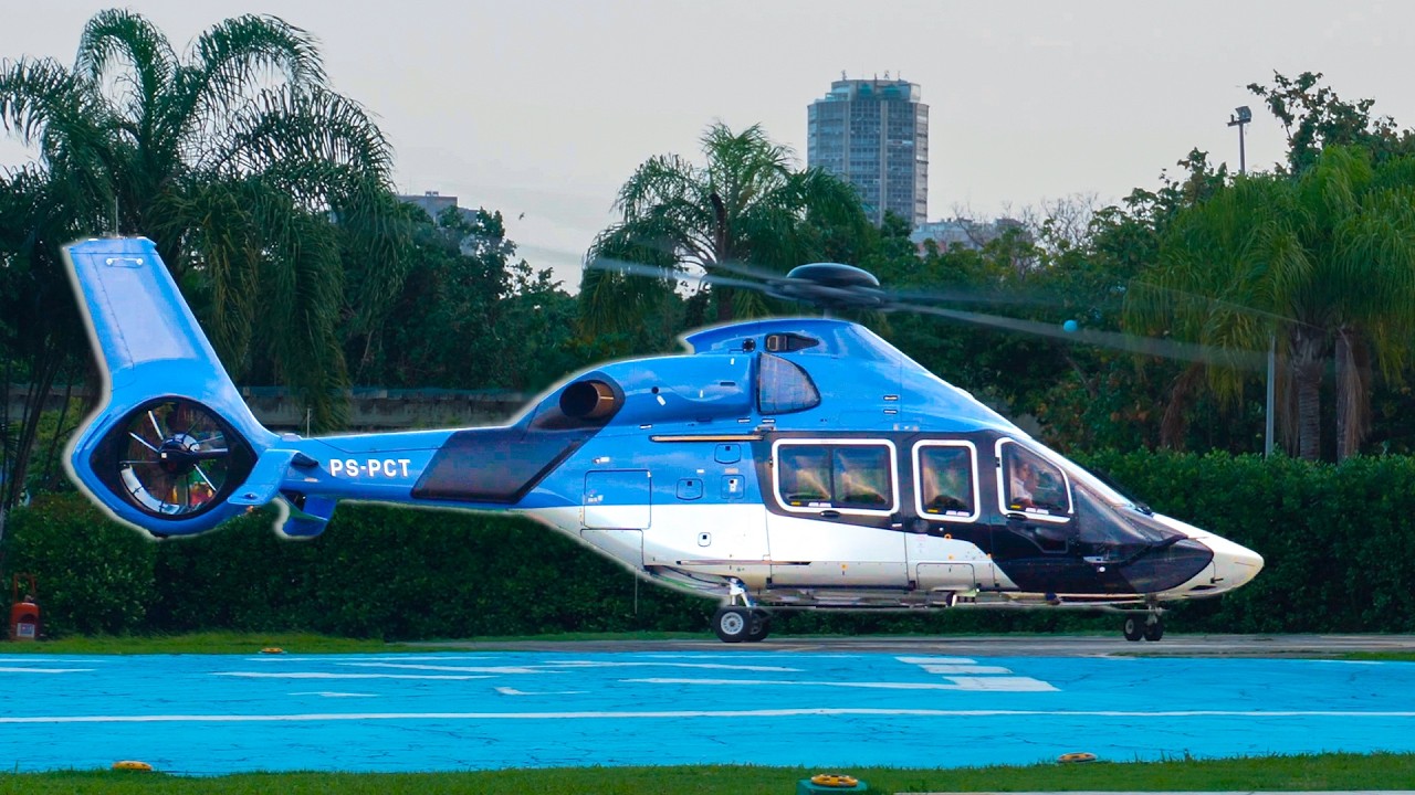 CRAZY VIP HELICOPTERS! Airbus H160 & H130 & H125 | Agusta A109 | Bell 407 & 505 JetRanger