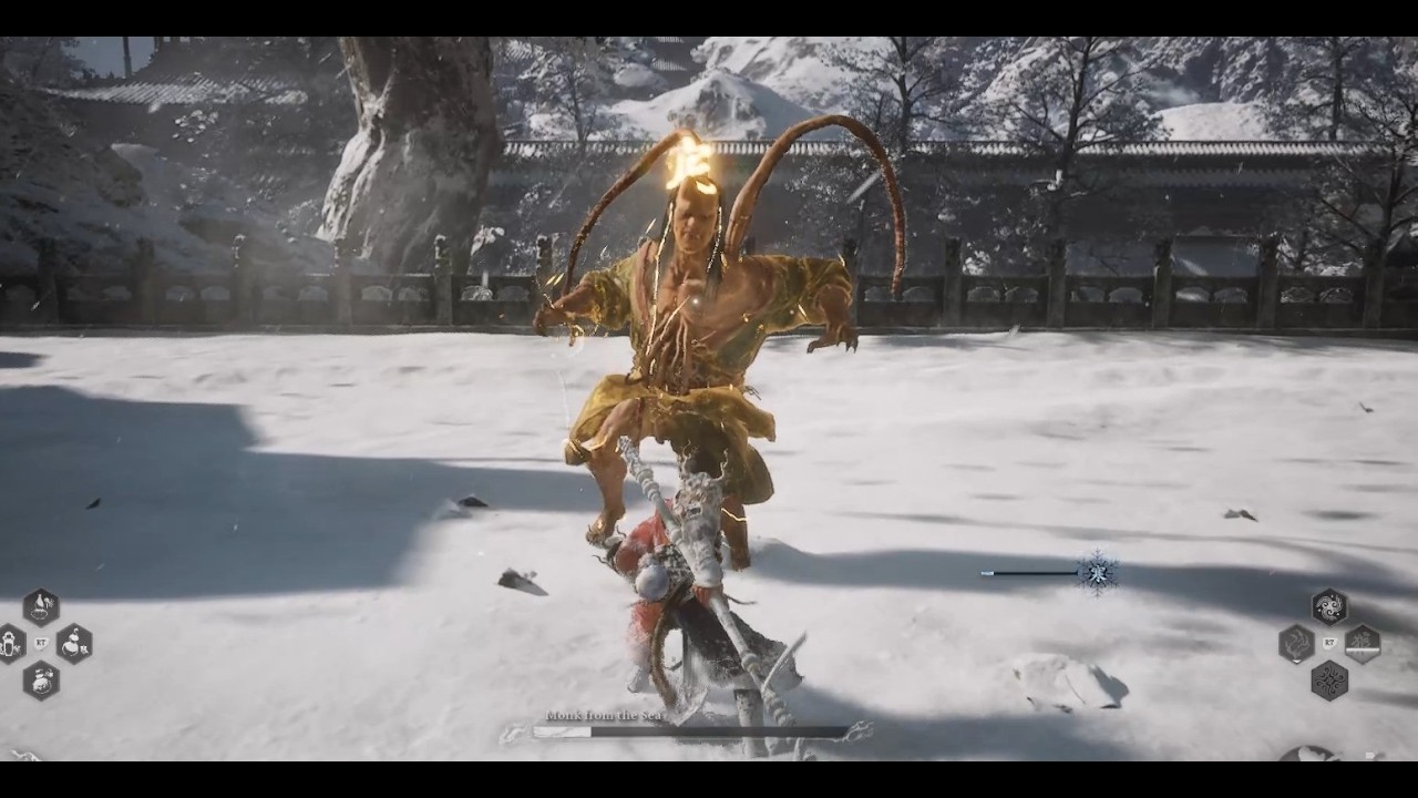 Black Myth : Wukong | Monk From the sea              #MonkFromTheSea #BossFight