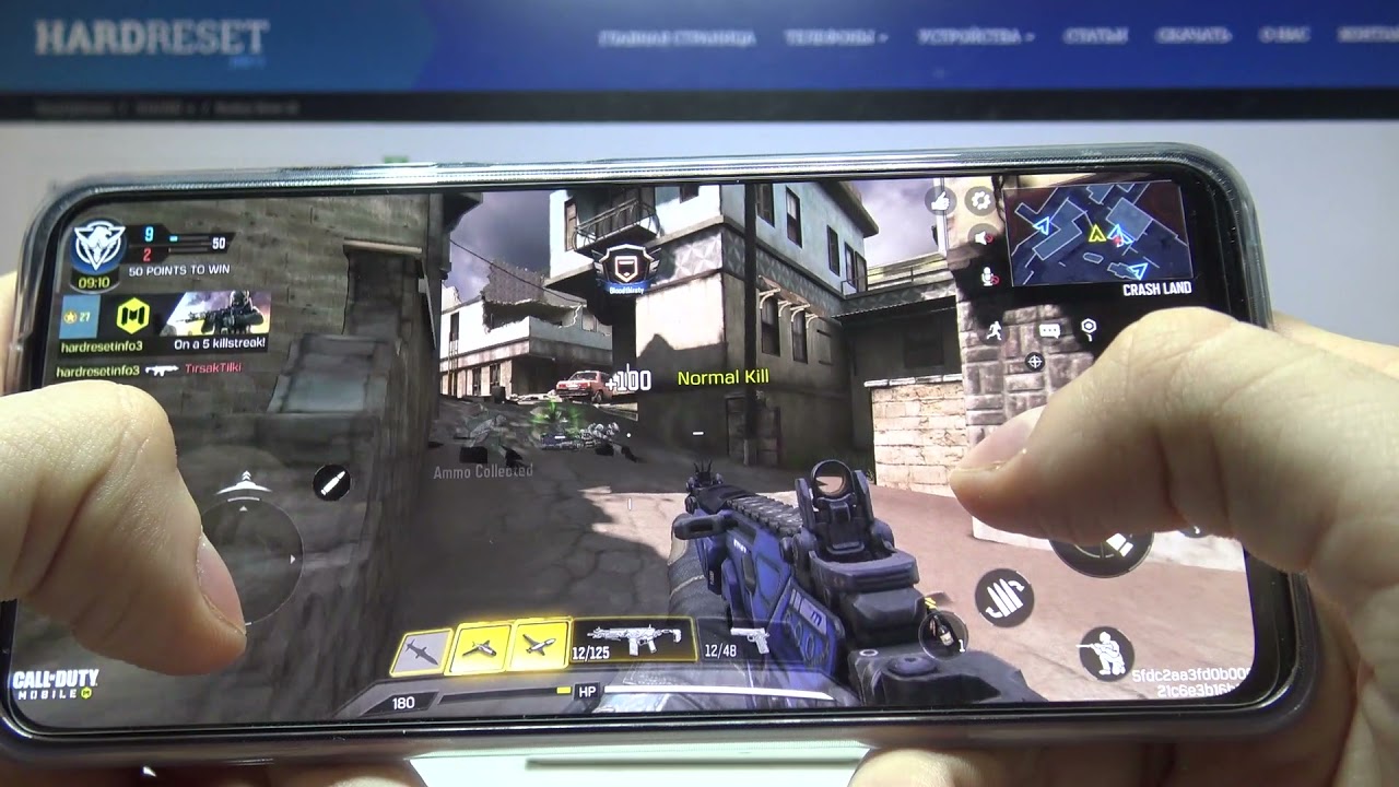Как Call of Duty Mobile работает на Xiaomi Redmi Note 10 / Геймплей COD