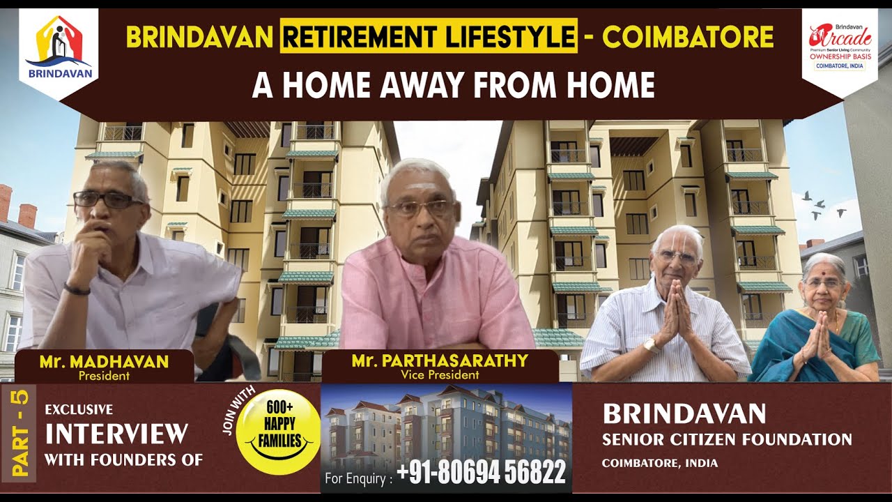 Exclusive Interview with Brindavan Senior Citizen Homes, Coimbatore, India