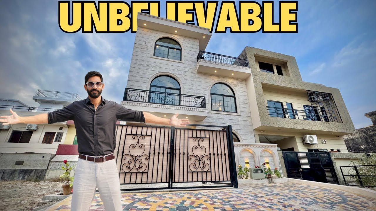 4.5 Marla FRENCH DESIGNER House in MOUNTAINS of D12 Islamabad