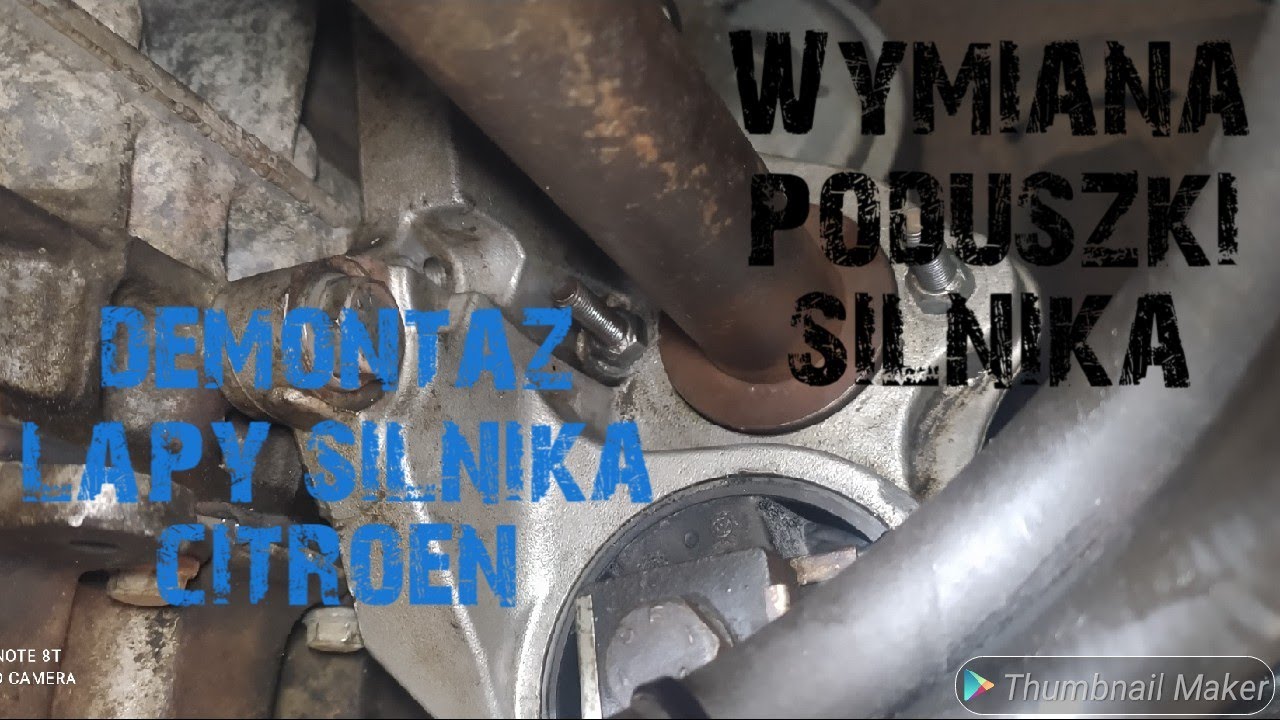 Wymiana dolnej poduszki silnika Citroen xsara picasso 1.8 16v