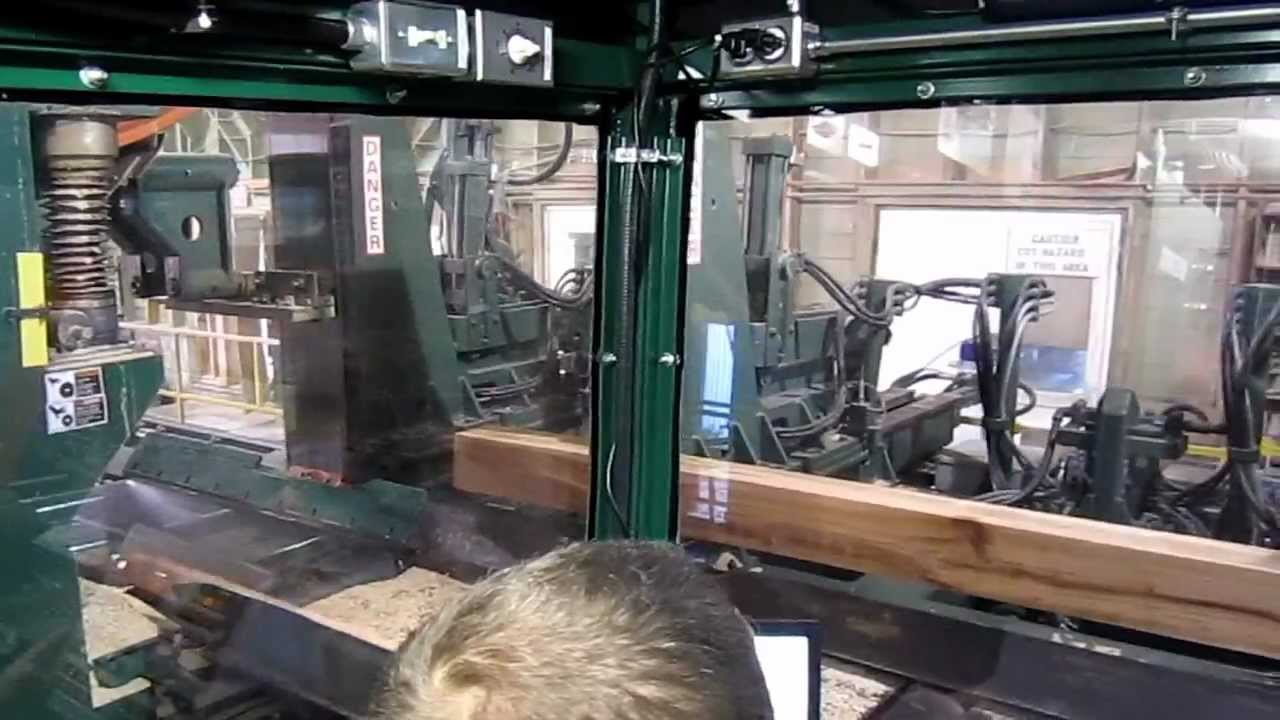 Sawmill - View from Sawyer Cab - Chisholm Lumber