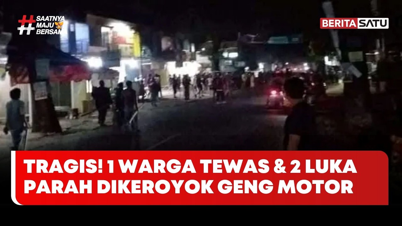 Tragis! 1 Warga Tewas & 2 Luka Parah Dikeroyok Geng Motor di Karawang #beritasatu
