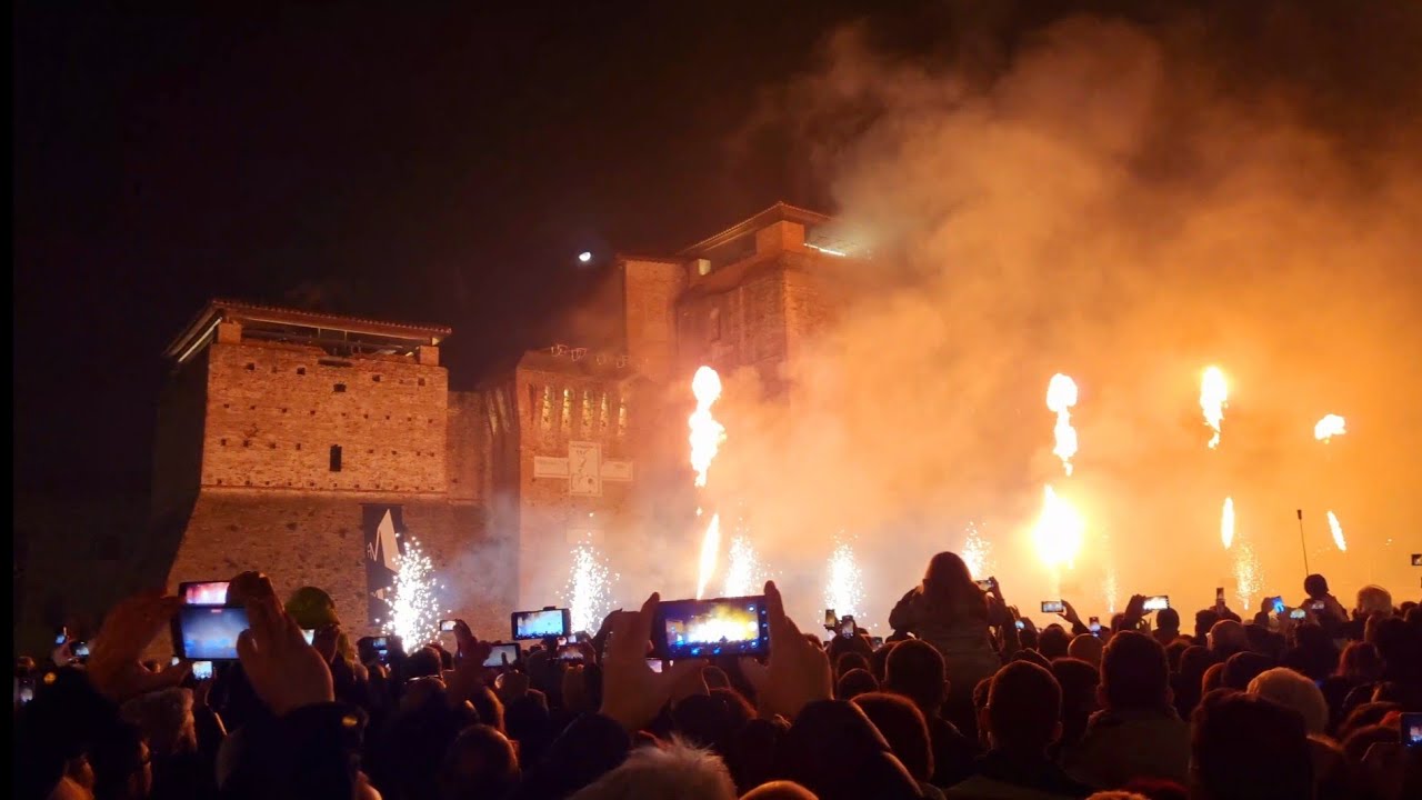Rimini, Capodanno 2023. Incendio al Castello