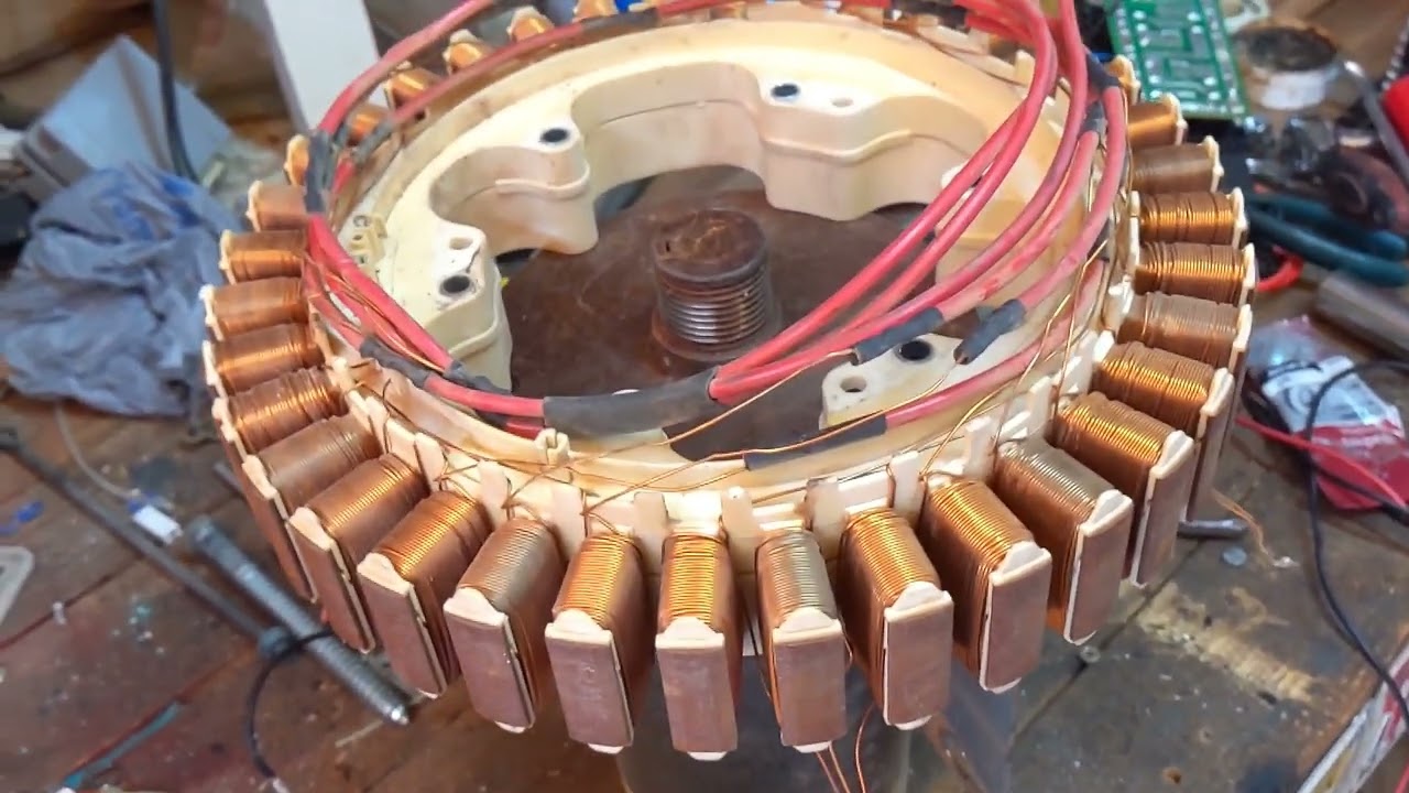 Converting the washer turbine to 48v!