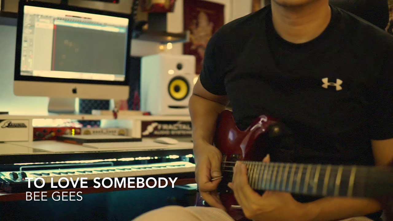 To love somebody-Bee Gees guitar cover