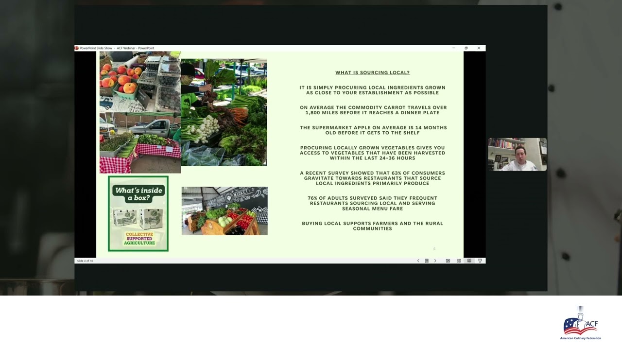 ACF Chef's Table Webinar Series: Vegetables at the Forefront