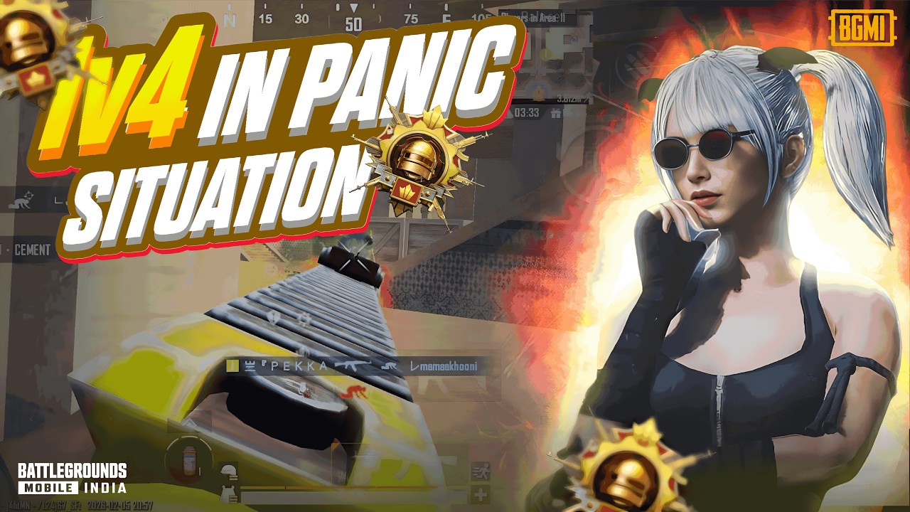 1v4 INTENSE SITUATIONS ☠️ | FLASSHHH GAMING VS PRO YOUTUBER 🗿🔥 | 1v4 FASTEST ULTIMATE CLUTCHES 💪🏻‼️
