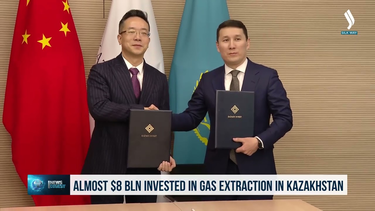 Almost $8 billion invested in gas extraction in Kazakhstan