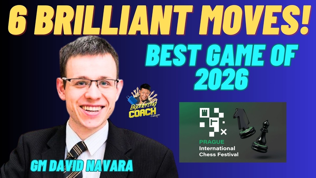 HALIMAW MAGISIP! 6 NA BRILLIANT MOVES IN ONE GAME! Navara vs Yakkuboev! Prague 2026
