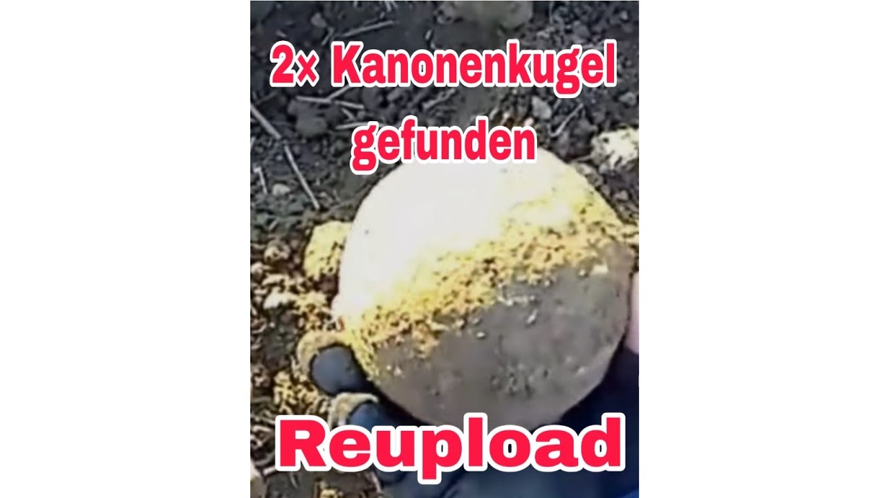 Sondeln mit dem Garrett AT Max bringt 2x Kanonenkugel/Reupload zwecks Urheberrechtsverletzung