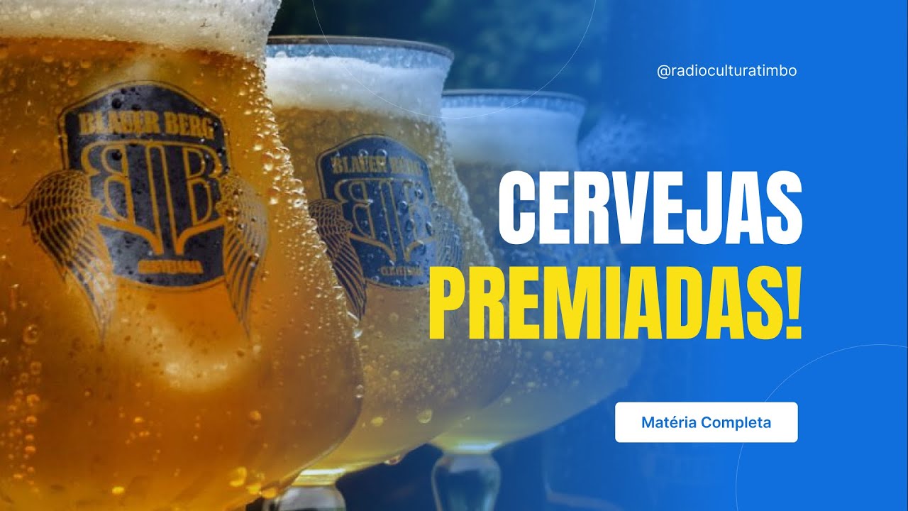 Conhe&ccedil;a as cervejas premiadas da cervejaria Blauerberg em Timb&oacute;!