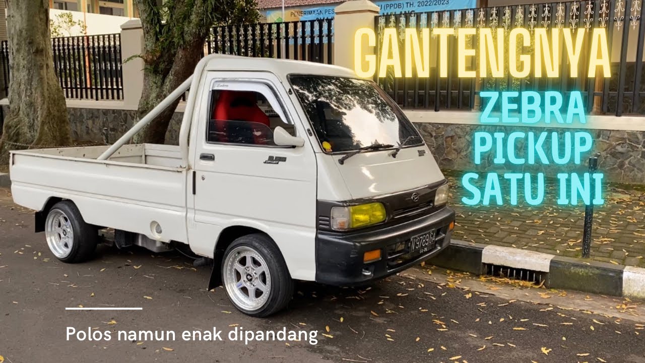 Минималистичный пикап Daihatsu Zebra Jumbo 1996 года | Краткий обзор модификаций в молодежном сти...