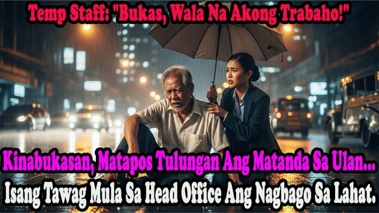 Mawawalan Na Ng Trabaho. Nang Sagipin Ang Lolo Sa Ulan, Biglang May Tawag Mula Sa Korporasyon...
