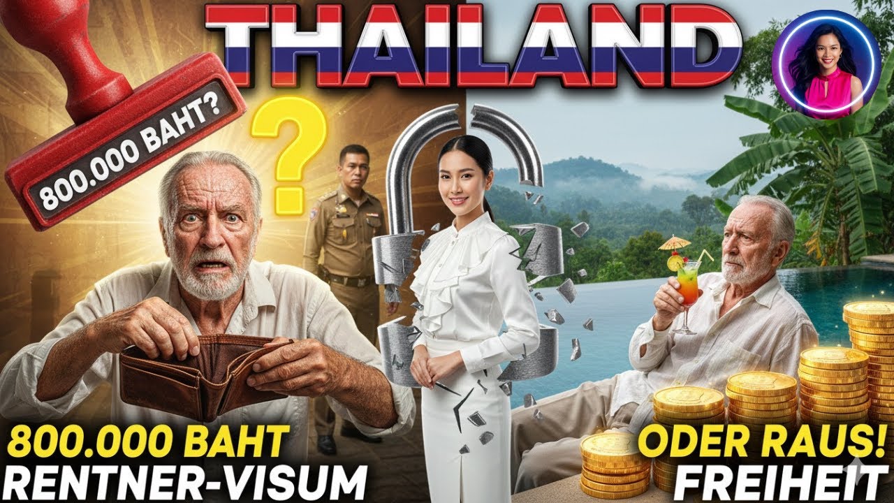 800.000 Baht ODER RAUS! 🇹🇭 Das brutale Geheimnis hinter dem Rentner-Visum in Thailand!
