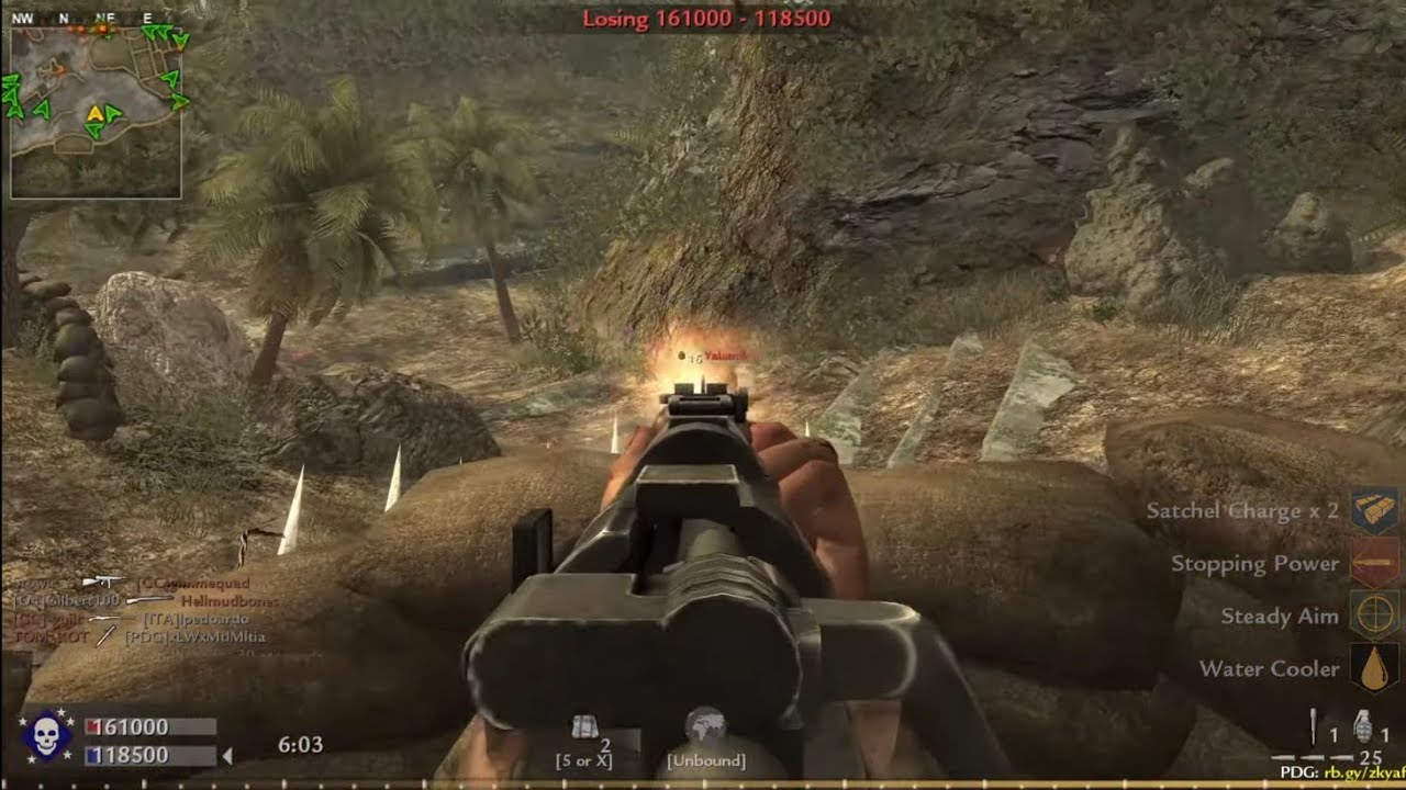 Call of Duty World at War multiplayer gameplay [TDM][PC]