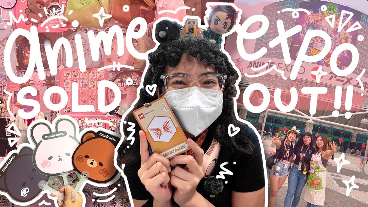 Anime Expo SOLD me OUT 🫣 $$$!! (The BIGGEST US Anime Con) | Artist Alley Vlog | Mualcaina