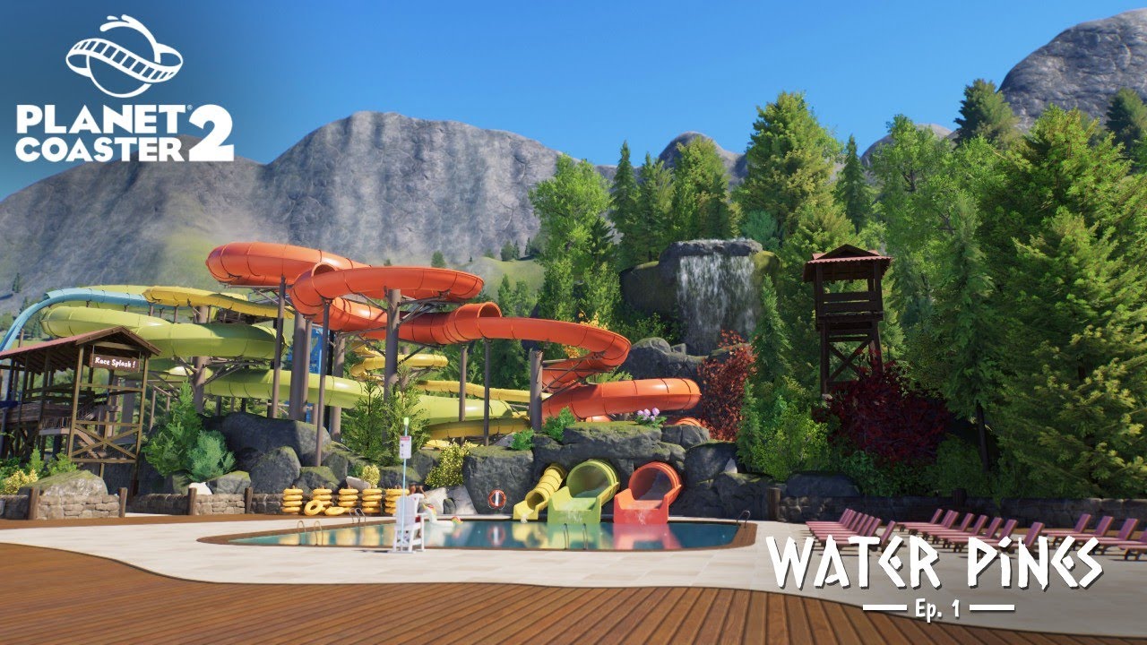 Planet Coaster 2 | Water Pines (Ep.1) : Démarrage d'un nouveau parc et découverte du jeu !