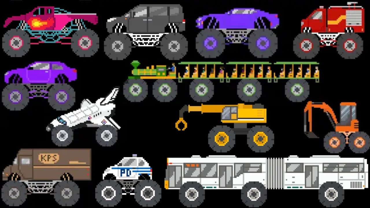 monster vehicles 7 my version the kids picture show