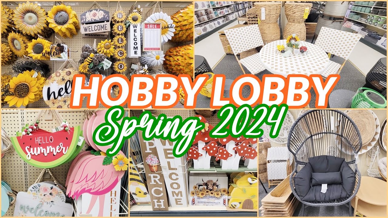 HOBBY LOBBY SPRING 2024 DECOR PATIO FURNITURE SHOP WITH ME