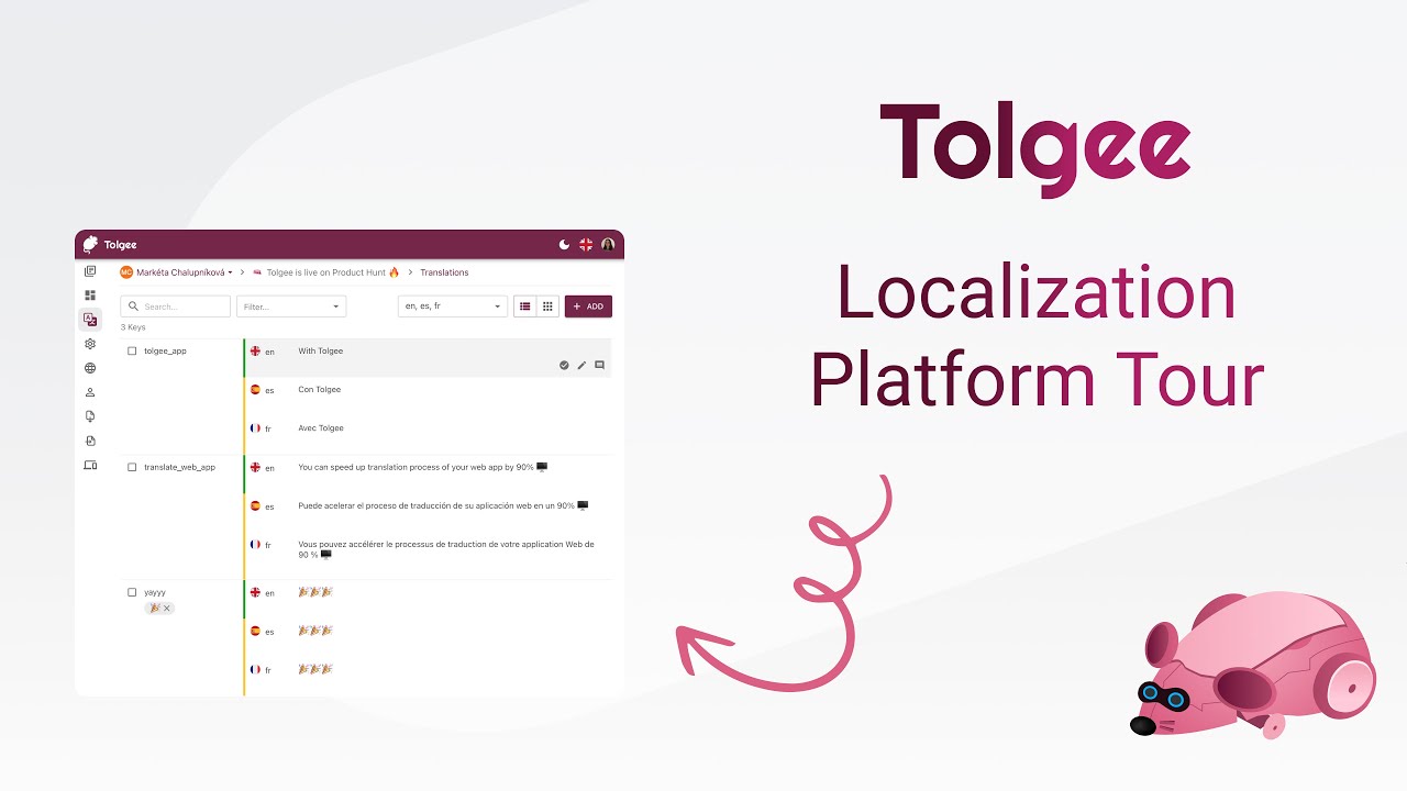 Tolgee Takeoff ep. 1: Software Localization Platform Introduction