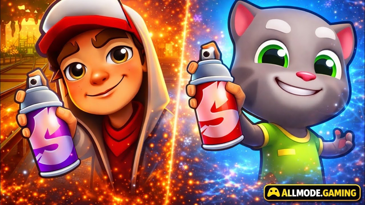 Subway Surfers vs Talking Tom Gold Run | Best Endless Runner Battle